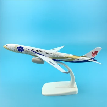 

20cm A330 Air China Purple Chen Aircraft Model B6076 Airplane Interational Aeronautical Alloy Model Creative Gift Handicraft