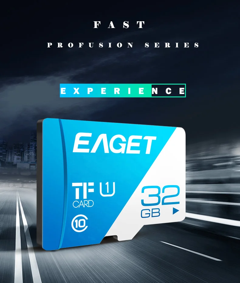 EAGET T1 Micro SD карты Class10 128 ГБ карты памяти 32 ГБ 16 ГБ Micro SDXC карты памяти 64 ГБ высокое Скорость UHS-I Flash для телефонов Tablet