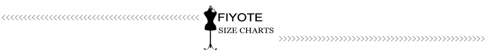 Size charts