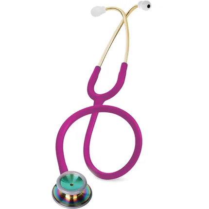 

601 Stethoscope Medical stainless steel double header free shipping