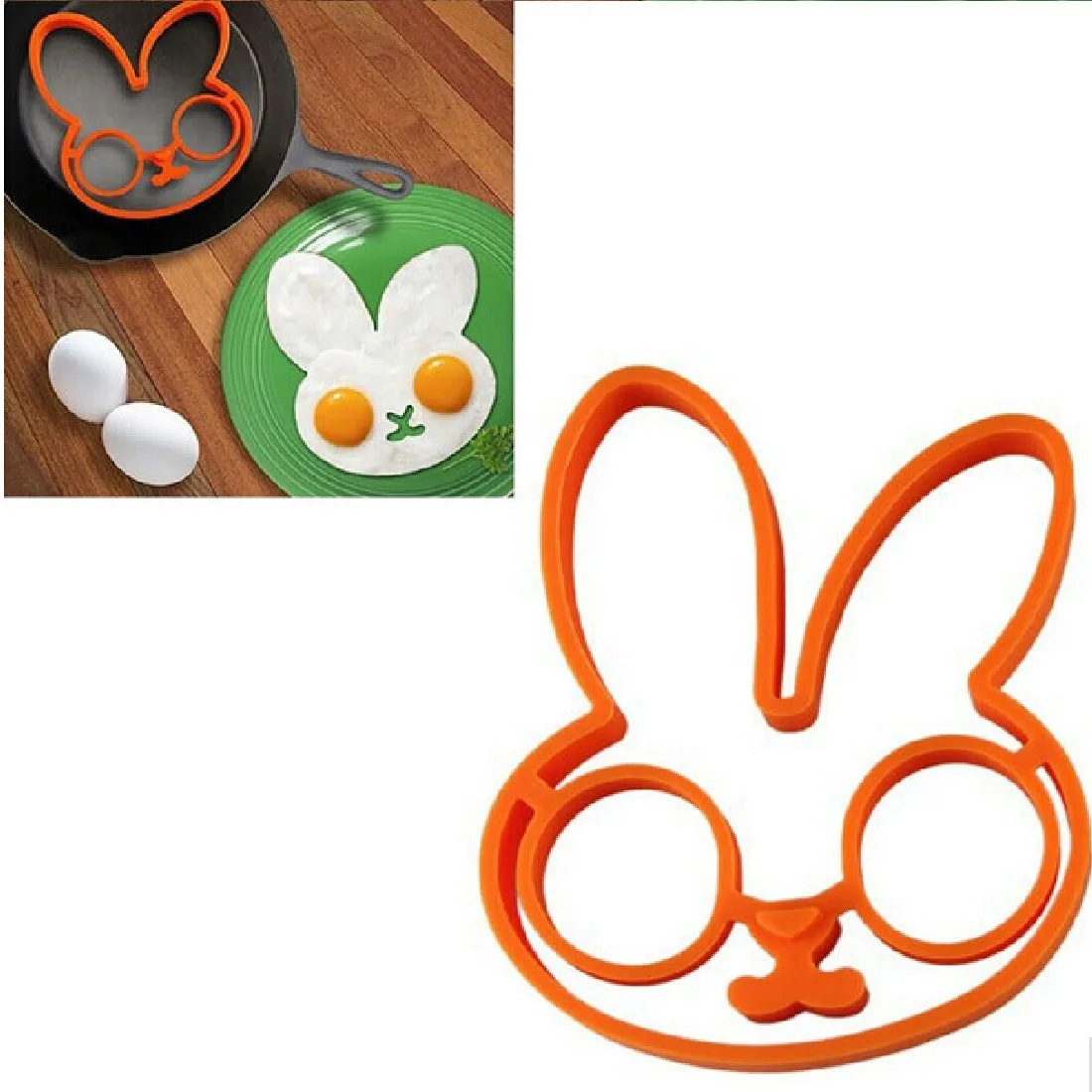 

Silicone Rabbit Mold Fried Egg Mould Culinary Ring Silicone Forms Pancake Breakfast Cooking Tools Kitchenware Silicone Pancake M