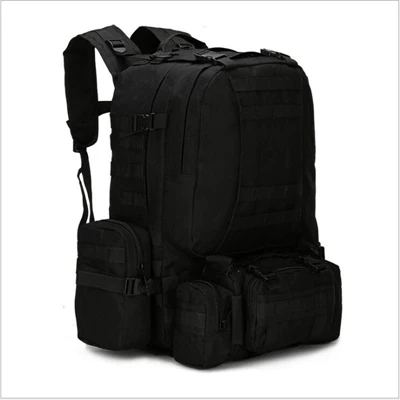 50L Molle 600D военный тактический рюкзак для походов, походов, охоты, альпинизма, камуфляжные сумки для альпинизма - Цвет: 2