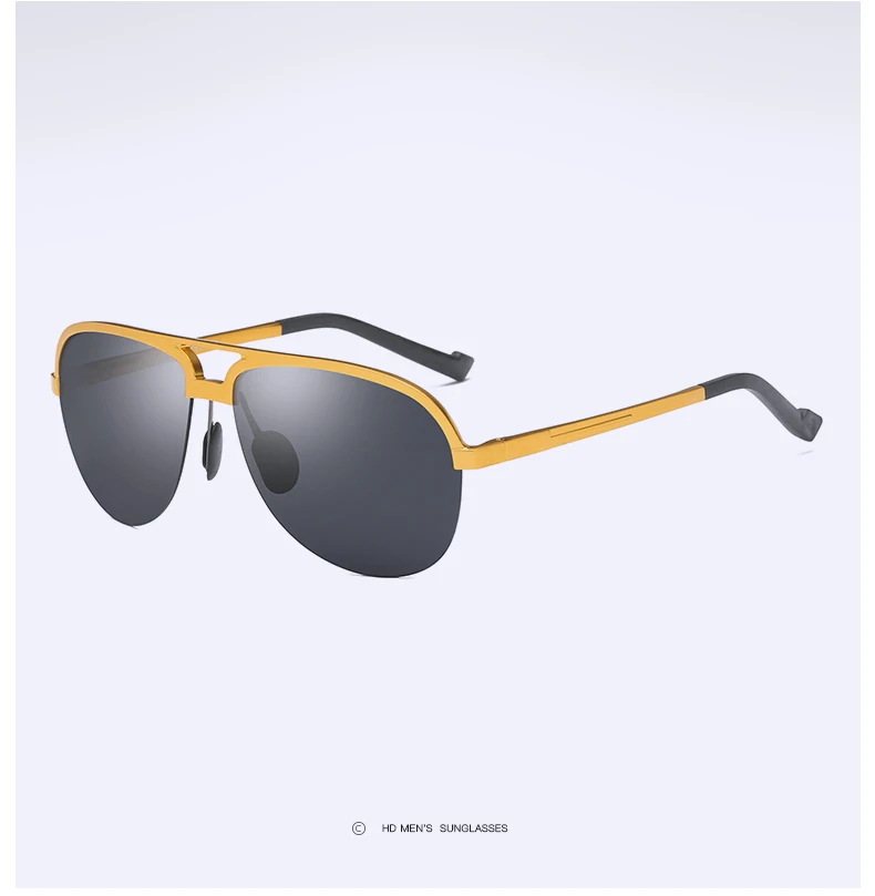 YSO солнцезащитные очки Для Мужчин Поляризованные UV400 алюминиево-магниевым рамка с TAC линзой солнцезащитные очки для вождения очки пилота аксессуар для Для мужчин 8579