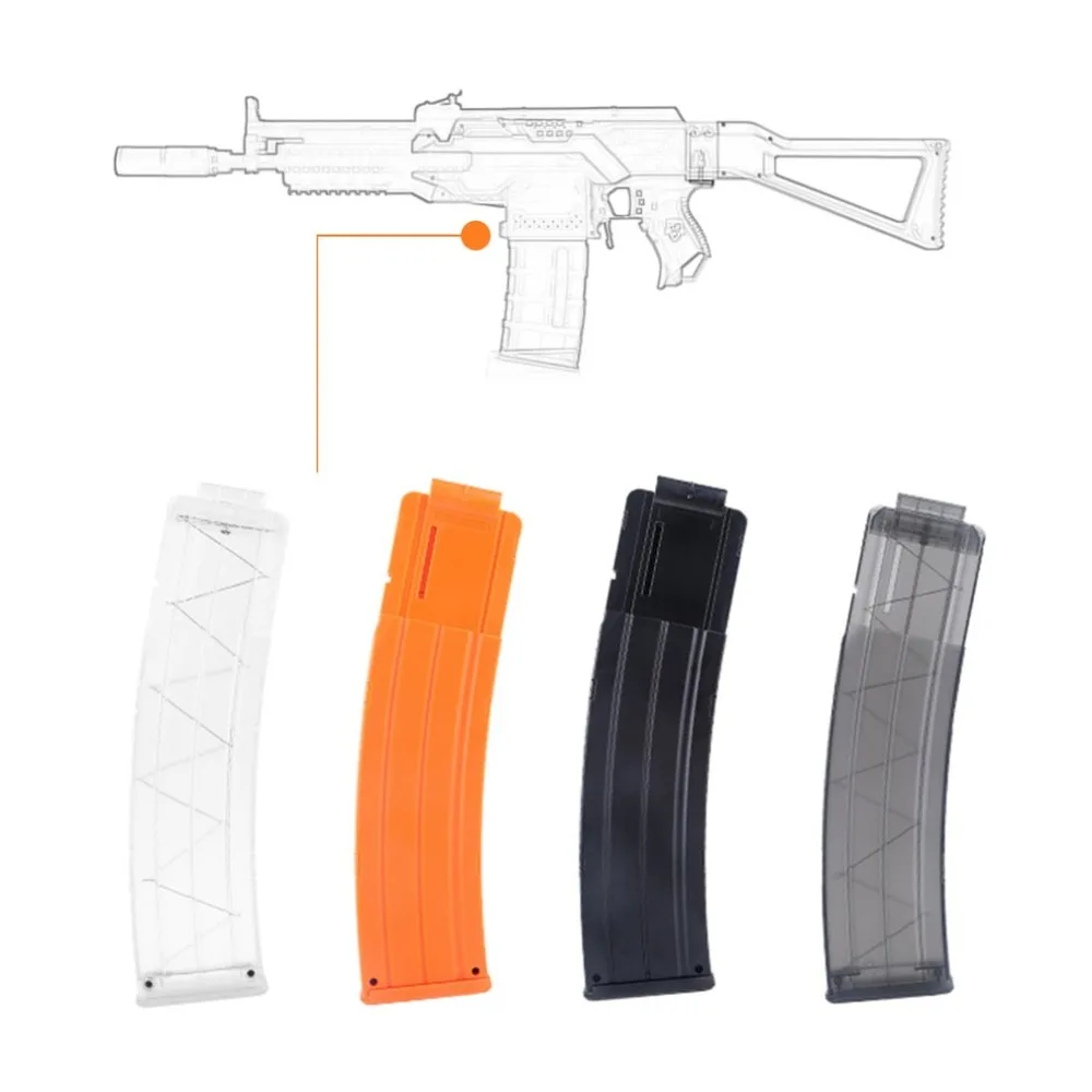 

Worker Mod Modified Accessories 22 Darts Bullet Magazine Clip Upgrade Plastic Cartridge Fit For Nerf Retaliator Peashooter Gun