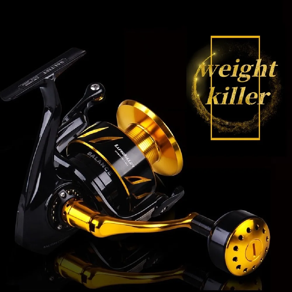Caçada spinning Jigging carretel de pesca em
