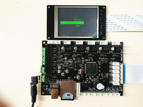 3d принтер STM32 МКС Робин интегрированный Робин контроллер материнская плата печатная плата с tft-дисплеем с Закрытым Исходным Кодом модуль Wi-Fi