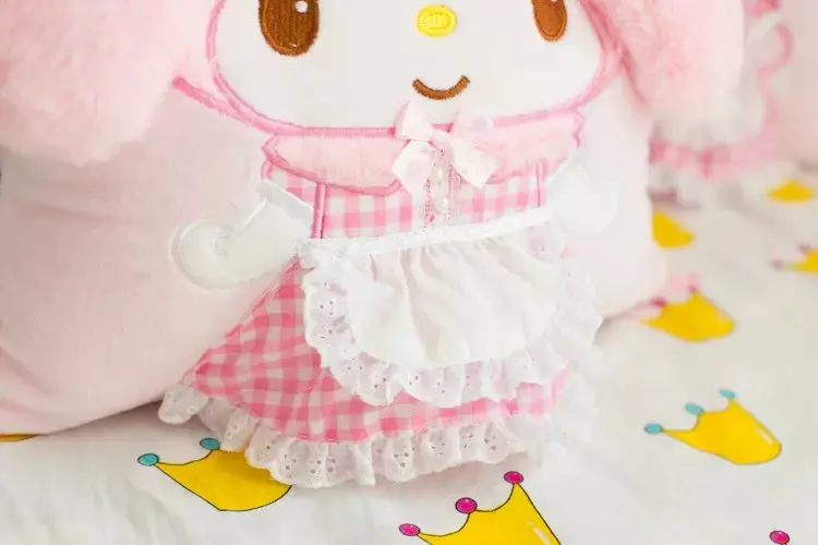 New Arrival Bowknot Plush My Melody Kitty Doll Soft Blanket Kids Birthday Gift 