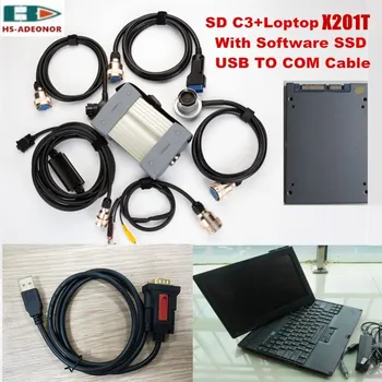 

2019 car diagnostic MB star C3 and Laptop X201t with 2015.07 version software to support HHT function car tester Free shipmen