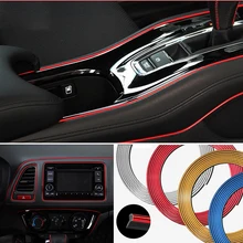 Car Interior Decorative Filo Adesivi Trim Strip Per Skoda Superb Octavia A7 2 Fabia Rapid Yeti Citroen C4 C5 C3 grand Picasso