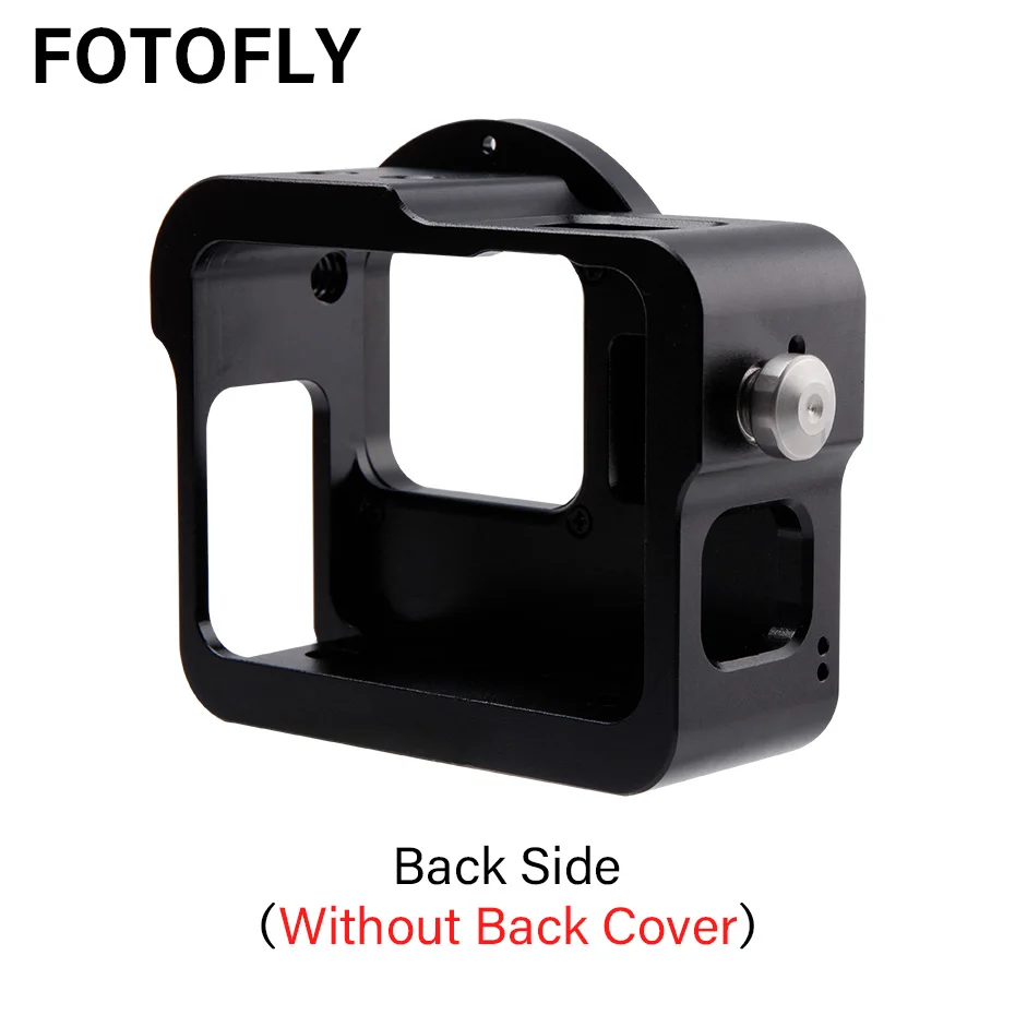 Fotofly экшн-камеры Go Pro Hero5/6 plus/7 алюминиевая переноска для собак спортивные Камера Корпус коробка для GoPro Hero 5 6 7 Черный Защитный экшн Камера аксессуар