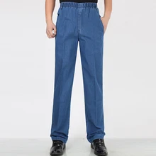 Уличная одежда мужские джинсы американский дизайнер свободные мужские джинсы весна размера плюс XXXXXL повседневные модные мужские джинсы, брюки прямые