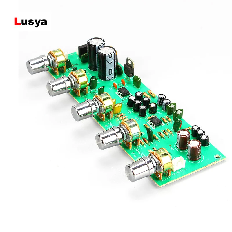 

JRC4558 Audio Preamplifier Board A30 Double AC12-15V Midrange Treble Adjustable Audio Preamp Tone Board For Amplifier B2-007