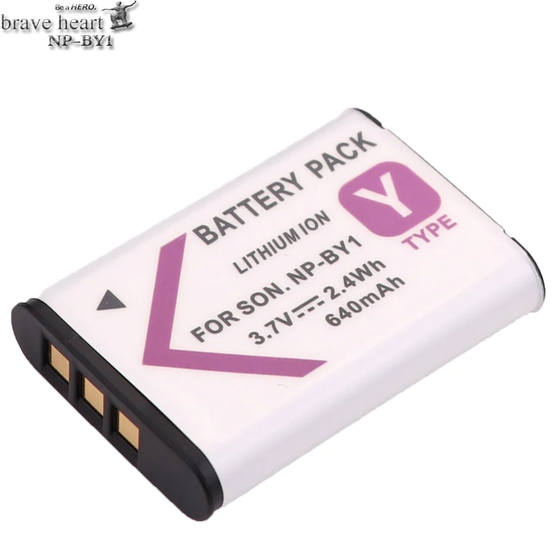 Brave heart 3x bateria np BY1 NP аккумулятор NPBY1 + зарядное устройство для Sony HDR AS100v AZ1VR AZ1VB AZ1VW