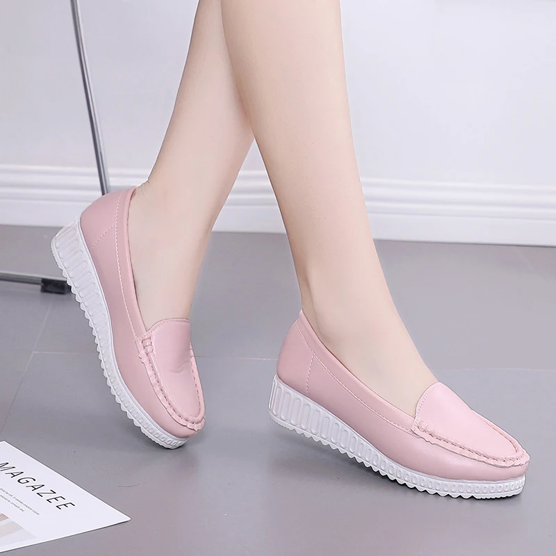 soft leather ballerinas