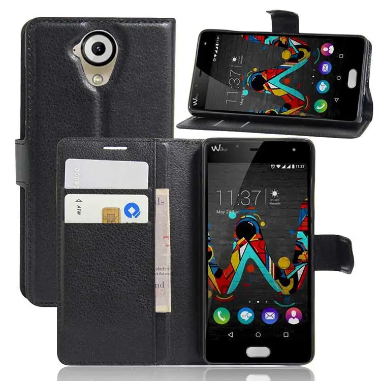 

YINGHUI Wallet Style Phone Case For Wiko U Feel Lite Case PU Leather Flip Cover Skin Case For Wiko U Feel Lite Fundas With Stand