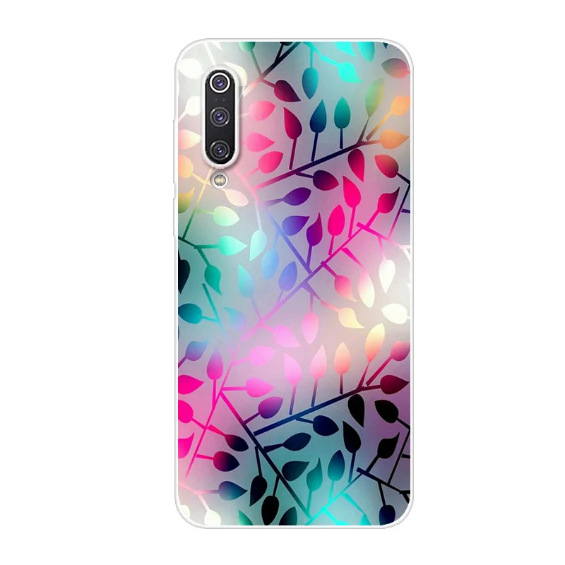 For Xiaomi Mi A3 Case miA3 Phone Cover Soft Silicone Printing Back - Main Image