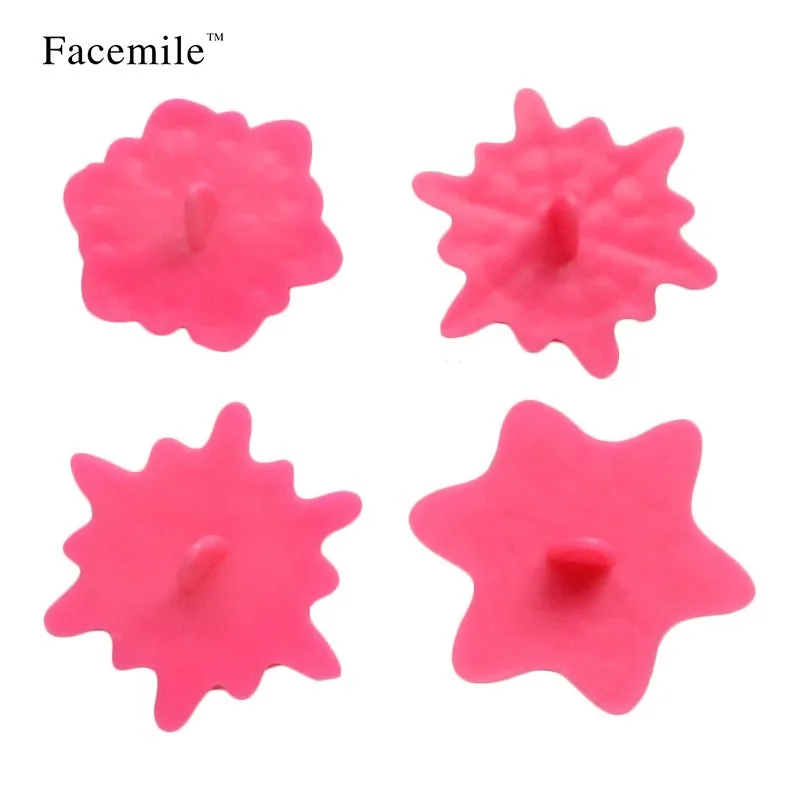 4Pcs/lot Flower Shape Cake Embosser Lace Press Mold Biscuit Stamps Fondant Sugarcraft Cookie Cutter Kitchen Tools Baking 51057