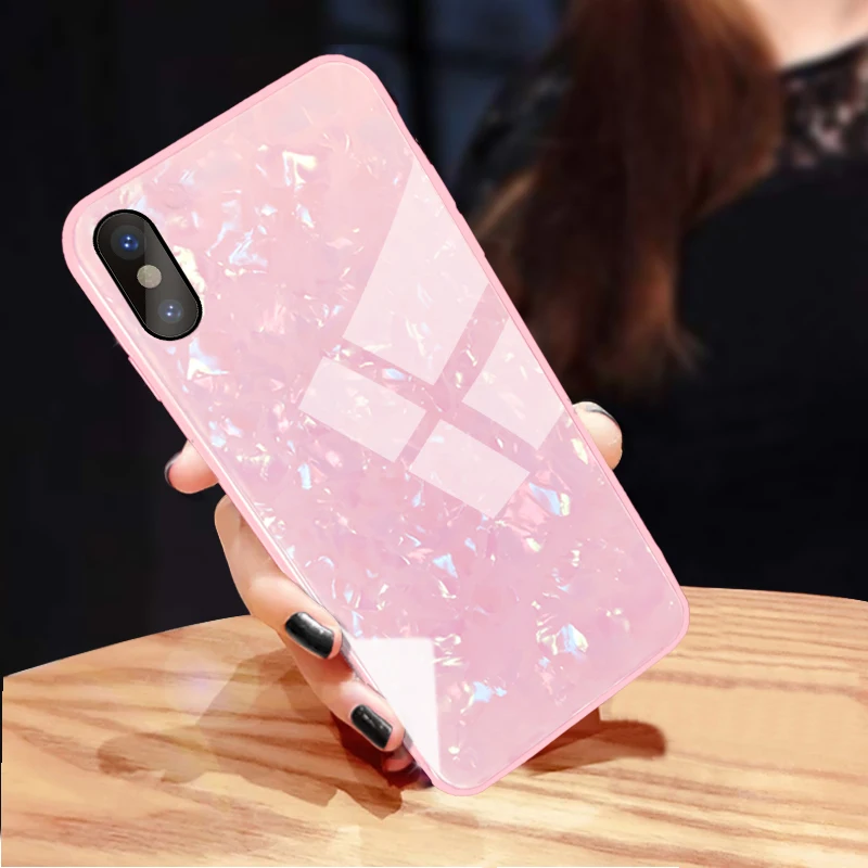 Vidrio templado de lujo para OPPO F7 caso Glitter Fundas para OPPO F7 F5 Coque cubierta para OPPO F7 la juventud A73 A73T