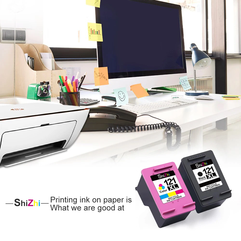 SHIZHI Восстановленный картридж для HP 121 121XL Deskjet serie D2563 F4283 F2423 F2483 F2493 F4213 4275