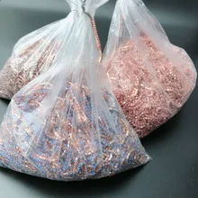 Необычные Стразы, цепочка из розового золота, разноцветная декоративная отделка, закрытая цепочка 2 мм, хрустальные аксессуары