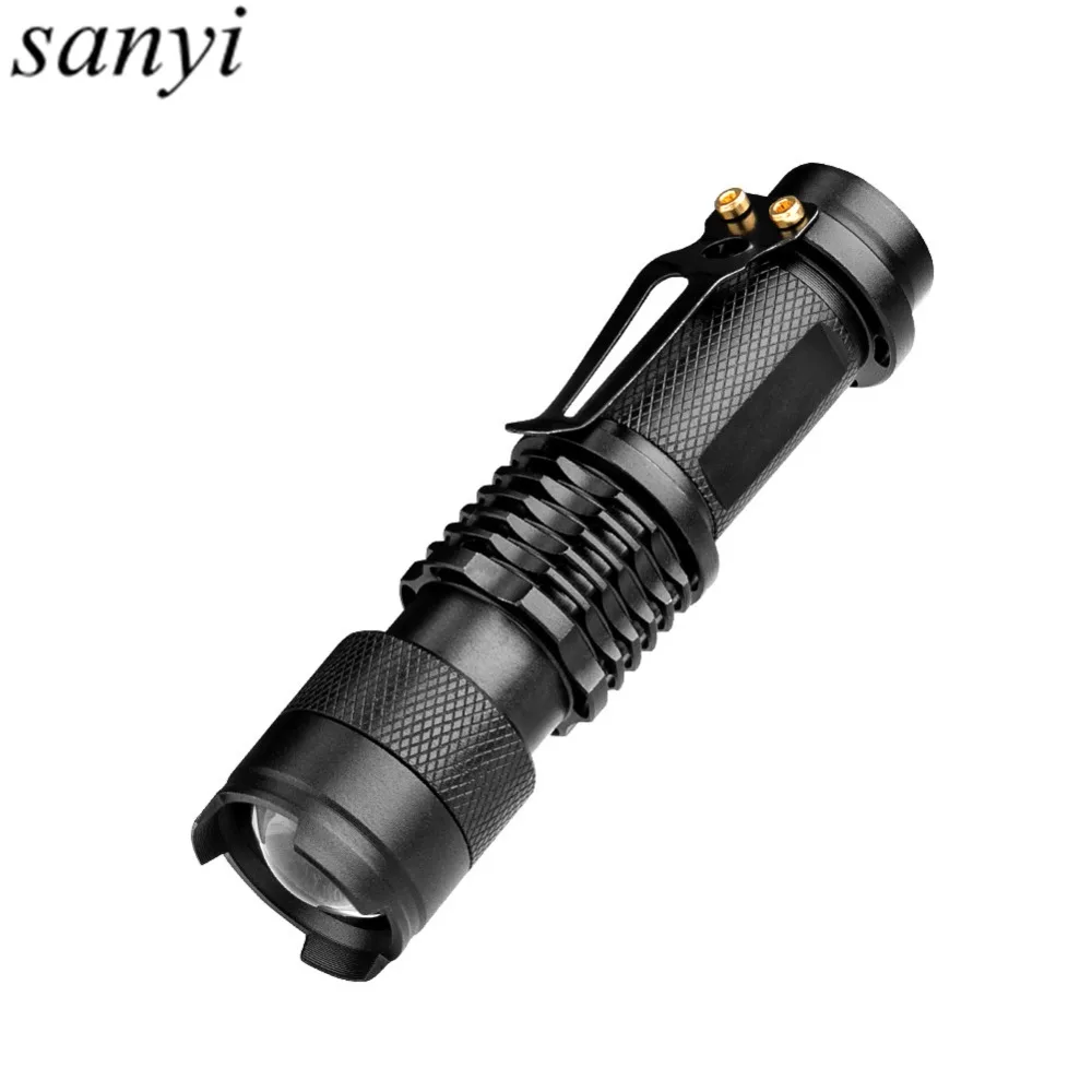 Mini Flashlight 2000lm Waterproof LED Flashlight 1 Mode Zoomable LED Torch Penlight By AA/14500 Battery for Camping Hunting Mini Flashlight 2000lm Waterproof LED Flashlight 1 Mode Zoomable LED Torch Penlight By AA/14500 Battery for Camping Hunting