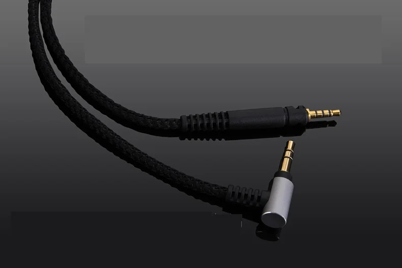 Replace nylon Audio Cable For Sennheiser HD598 Cs SE SR HD599 HD 569 HD 579 HD595 HD 558 518 2 20s 2 30i 2 30g HEADPHONE