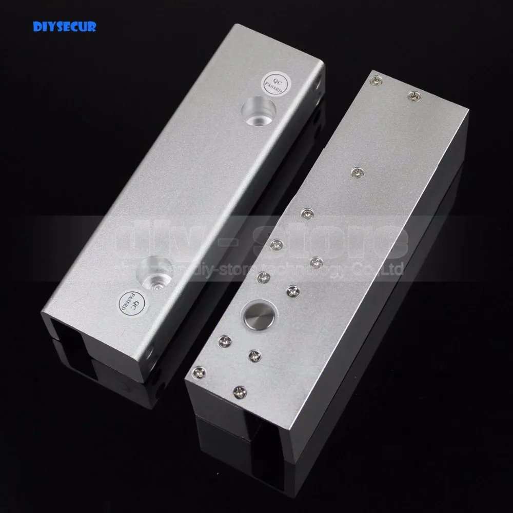 DIYSECUR Security Electric Drop Bolt Lock for Fully Frame Less Glass