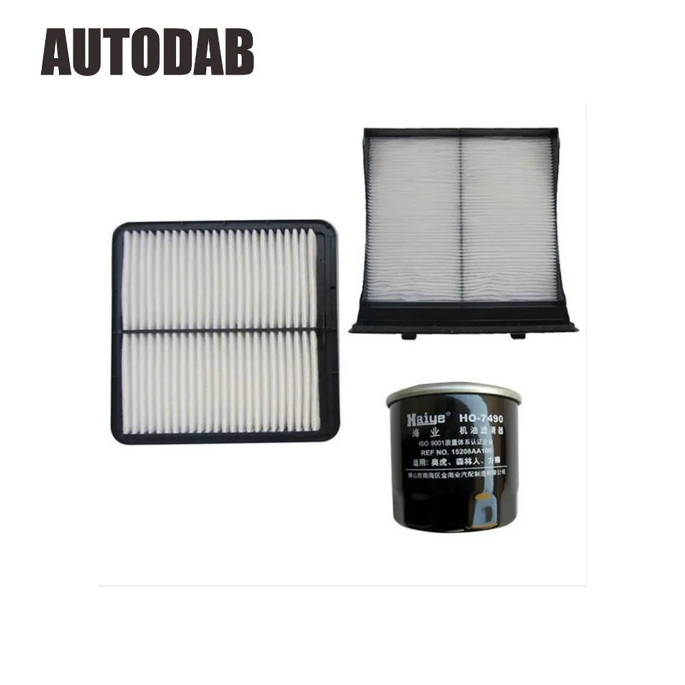 

High Quality filters for 2009- SUBARU Forester Impreza 2.0 2.5 air filter+oil filter+cabin filter