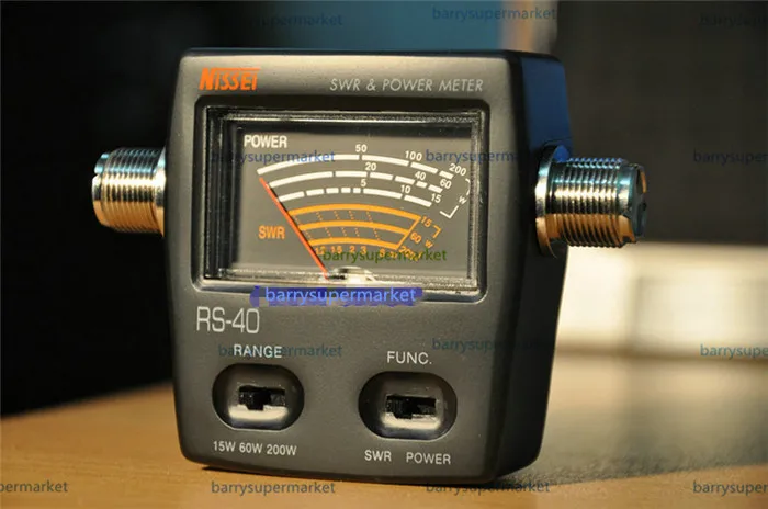 Измеритель мощности SWR коэффициент волн Ватт метр 0-200 Вт счетчик энергии для HAM Mobile VHF UHF 200 Вт Alishow NISSEI RS-40
