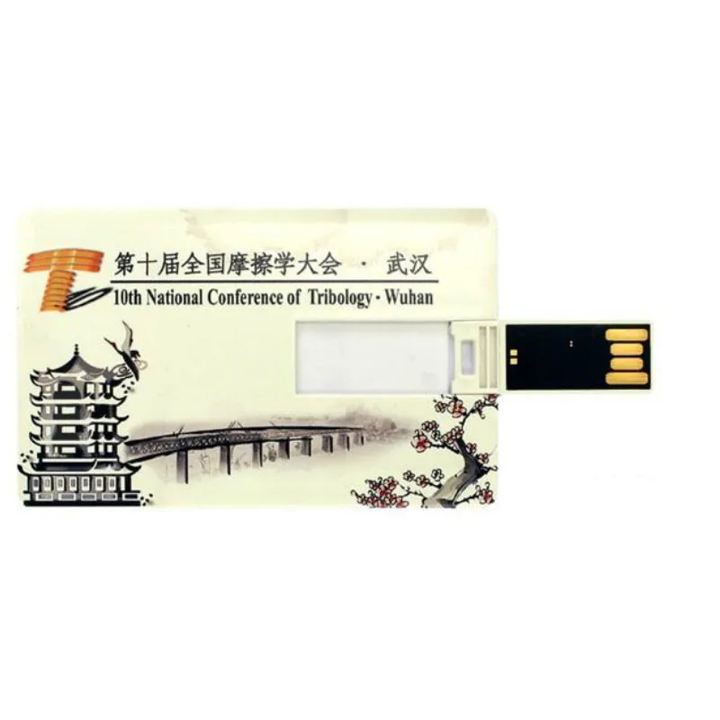 Ultra Thin Card USB 2.0 Flash Drive Pen high Speed Stick 32GB 16GB Customized Design Your Photo Full Color Printing | Компьютеры и