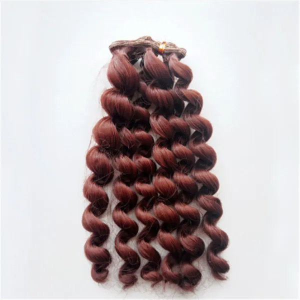 1pcs 20*100cm Screw Curly Hair Extensions for All Dolls DIY Hair Wigs Heat Resistant Fiber Hair Wefts 11