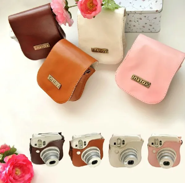 Fujifilm Instax mini 25 Case Instax Camera Bag vintage leather bag with