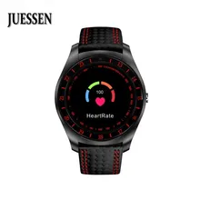 

JUESSEN V10 Smart Watch Men with Camera Bluetooth Smartwatch Pedometer Heart Rate Monitor Support Sim Card SMS Wristwatch