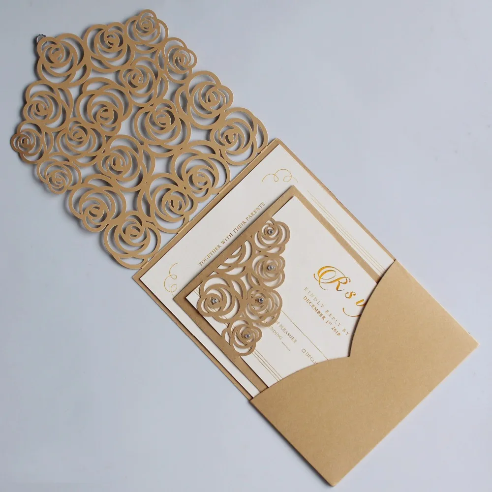 Laser Cut Wedding Invitations