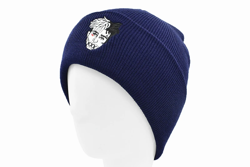 CLIMATE Xxx Rapper Beanie Hat Revenge, шапка с дредами, шапка бини для мужчин и женщин, вязанная зимняя шапка, хип-хоп шапка, шапки