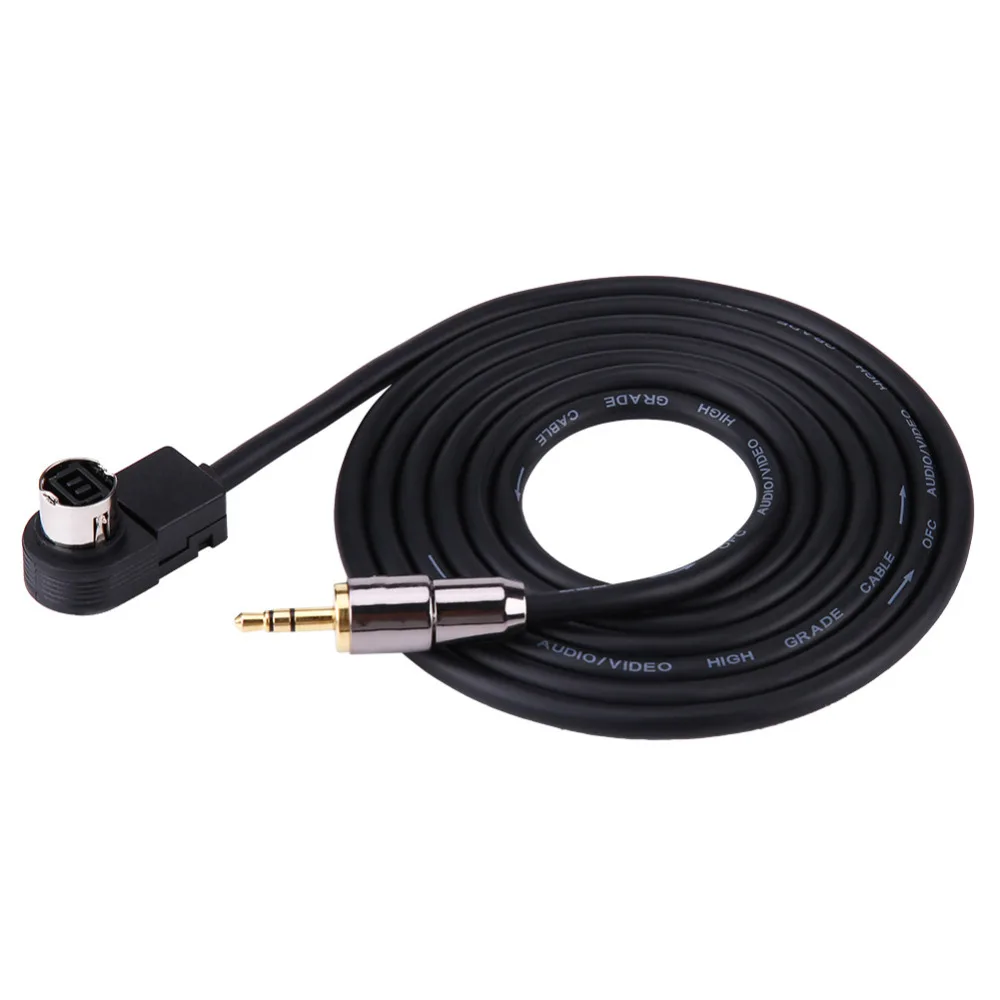 9830R 9853R 9847R JVC Stereo CDA 7998R 9851R 9831R 9812RB 9535R Stereos Alpine Aux Jack 3.5mm Converter for Alpine 9854R 9833R 9855R Aux Input Cable Adaptor