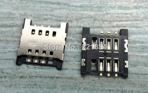 50 шт./лот micro SIM кардридер держатель лоток Разъем слота для LG P990 P999 P993 P970 |