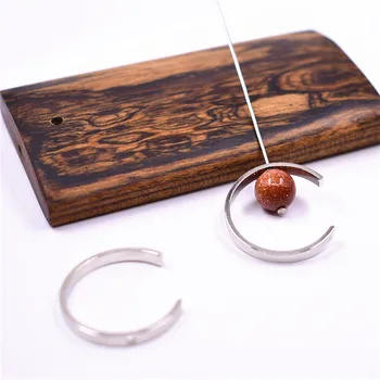 

SEA MEW 50 PCS 21mm*2.5mm Metal Copper Earrings Pendant Connectors Accessories For Jewelry Making