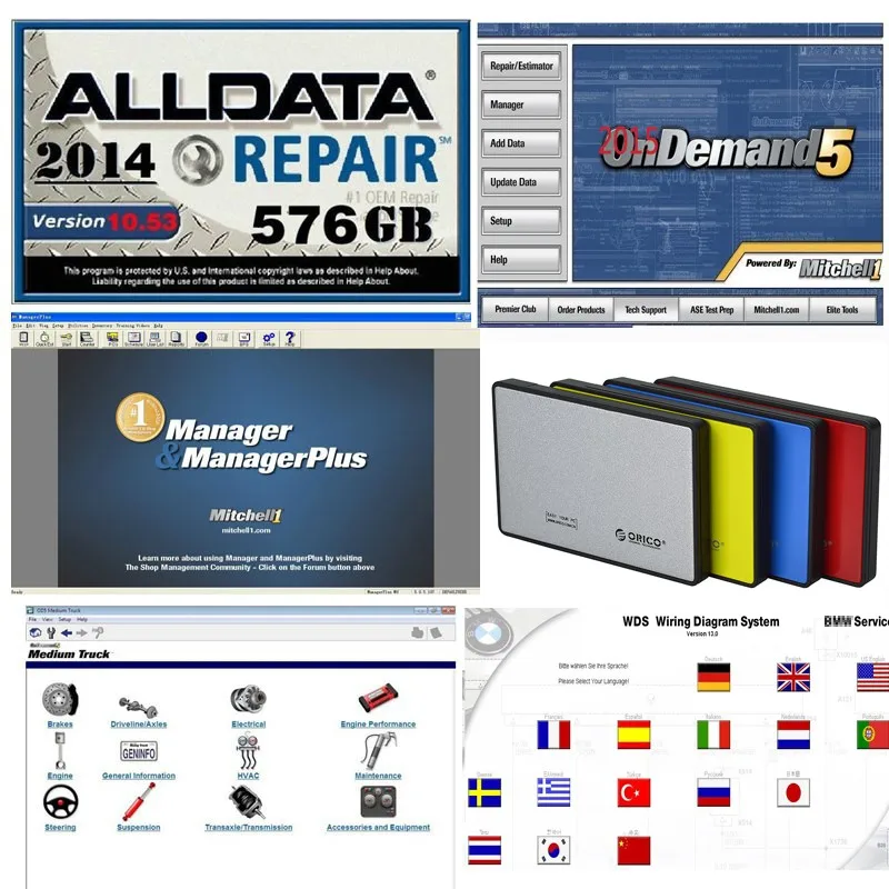 2016 Latest Alldata Software 10.53 auto repair data + Mitchell on