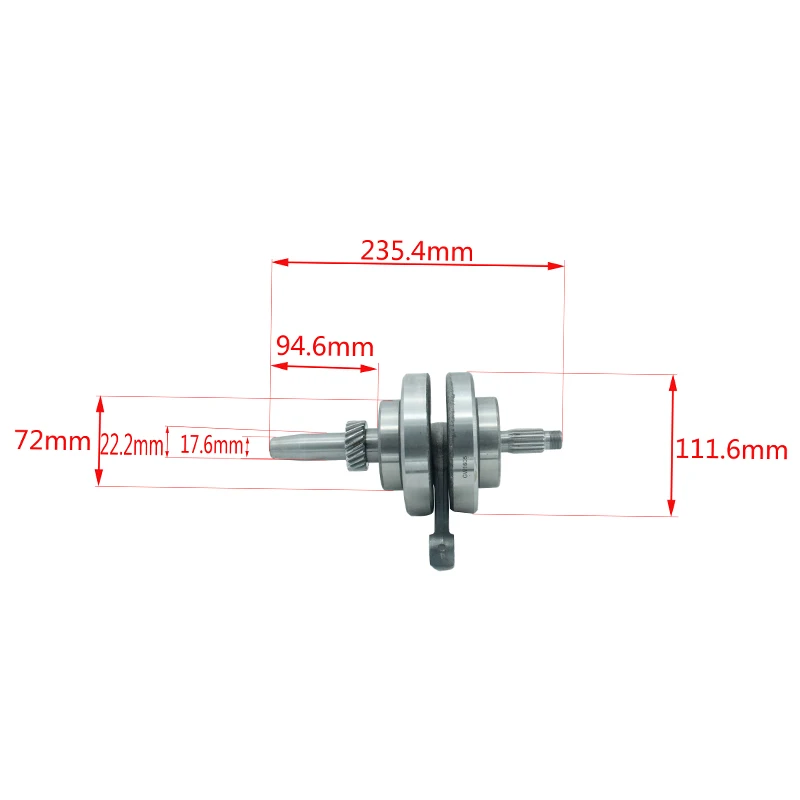 ATV яма грязный мотоцикл, коляска 250cc CG250 коленчатый вал для Zongshen Loncin Lifan 250cc CG250 watre охлаждения двигателя 2QZ-119