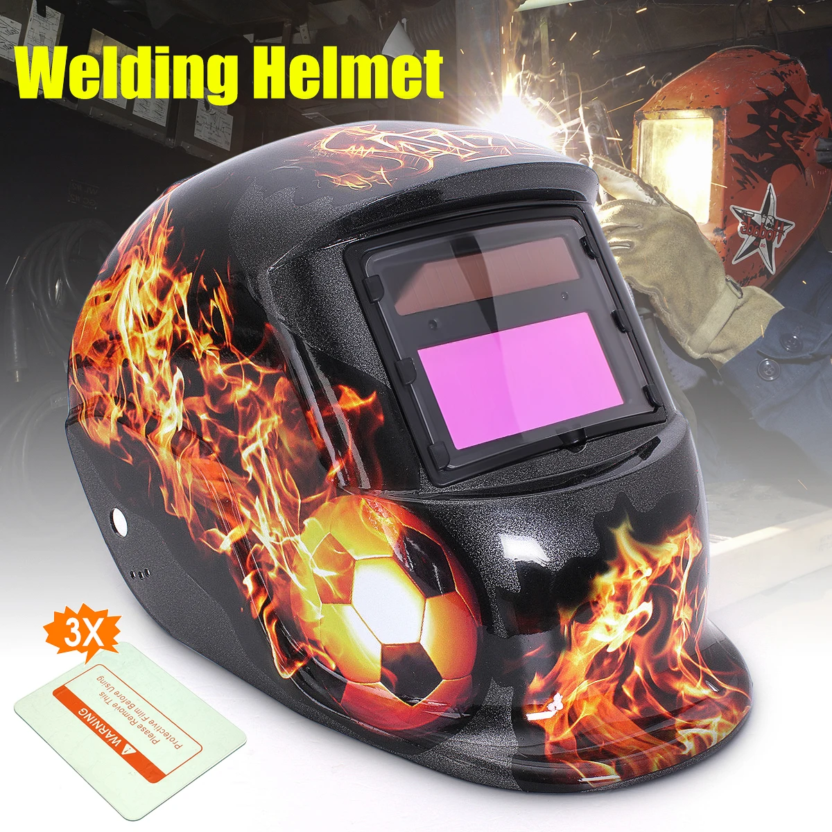 

Brand New Pro Adjustable Auto Darkening Welding Helmet Arc Tig mig Grinding Welders Mask Solar For ARC/MIG/TIG/Stick Welding