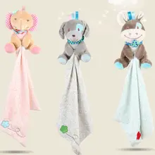 29,5x29,5 см Детские предпочтительный мягкие игрушки-полотенце успокоительная кукла Прорезыватель для зубов Развивающие детские Полотенца