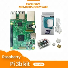 Raspberry Pi 3 Model B Board kit 1GB LPDDR2 BCM2837 Quad-Core Ras PI3 B,Ras PI 3B,Ras PI 3 B with WiFi&Bluetooth raspberry pi 3 model b in stock 2017 new raspberry pi 3 pcakage case heat sink pi 3 with wifi and bluetooth