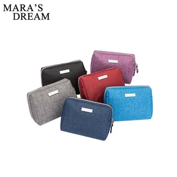 

Mara's Dream Polyester Women Cosmetic Toiletry Bag Clutch Handbags Makeup Organizer Pouch Bag For Travel Trip Companion Zipper