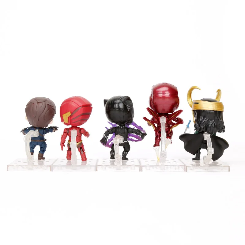 8-9 см игрушки Marvel Nendoroid Мстители Бесконечность ВОЙНЫ ЖЕЛЕЗНЫЙ ЧЕЛОВЕК Mk50 ПВХ фигурка Черная пантера флэш 917 Коллекционная модель