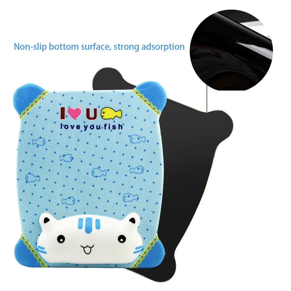 Ergonomic Mouse Pad Anime 3D Wrist Rest Support Silicone Memory Foam Mousepad Gaming Pad For Gamer PC Laptop Desktop For Girls