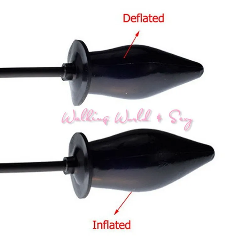 2 Colors Inflatable Dildo Anal Plug Massager Inflatable Butt Plug Expandable Anal Dilator Anal Sex Toy For Femal Sex Products (2)