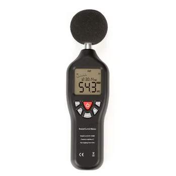 

KH Digital Sound Level Meters Decibel Meter Logger Tester Noise Monitor Measurement Time LCD Display Auto Off Setup 30-130dB