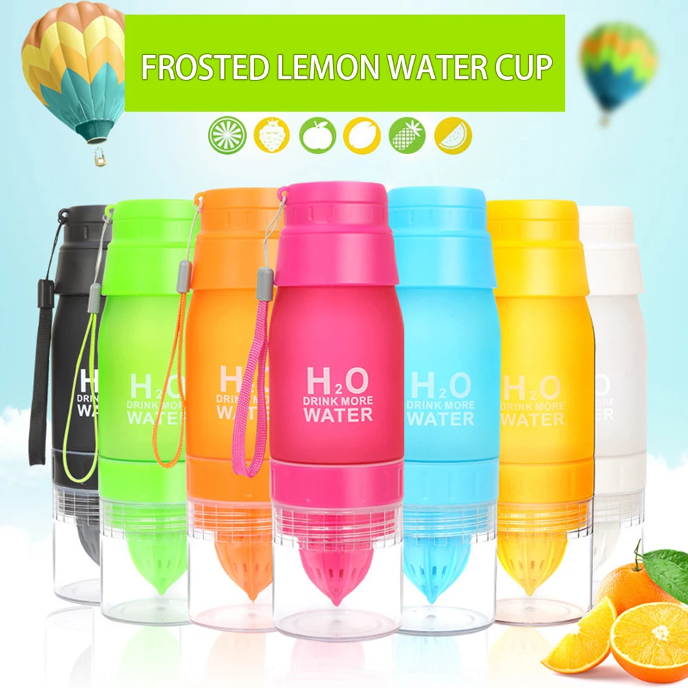 

Portable Health Water Bottle Infuser plastic Fruit infusion Kids Drink Outdoor Sports bottle Juice lemon Portable Kettle