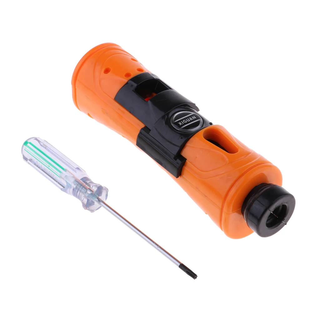 Universal Billiard Pool Snooker Cue Repair Rod Helper Cue Tip Clamp Repair Tool Orange Snooker & Billiard Accessories